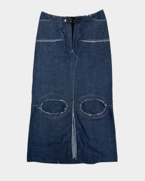 Marithé Francois Girbaud Elastic Denim Skirt 2000's