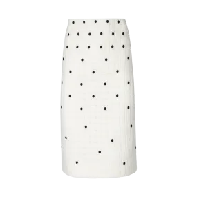 Moon Dot Pencil Skirt