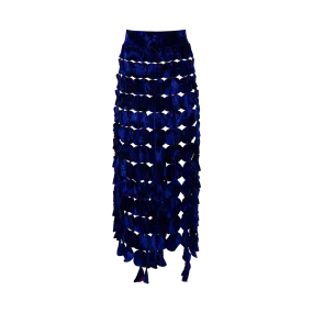 Multi-Circle Double Layered Maxi Skirt