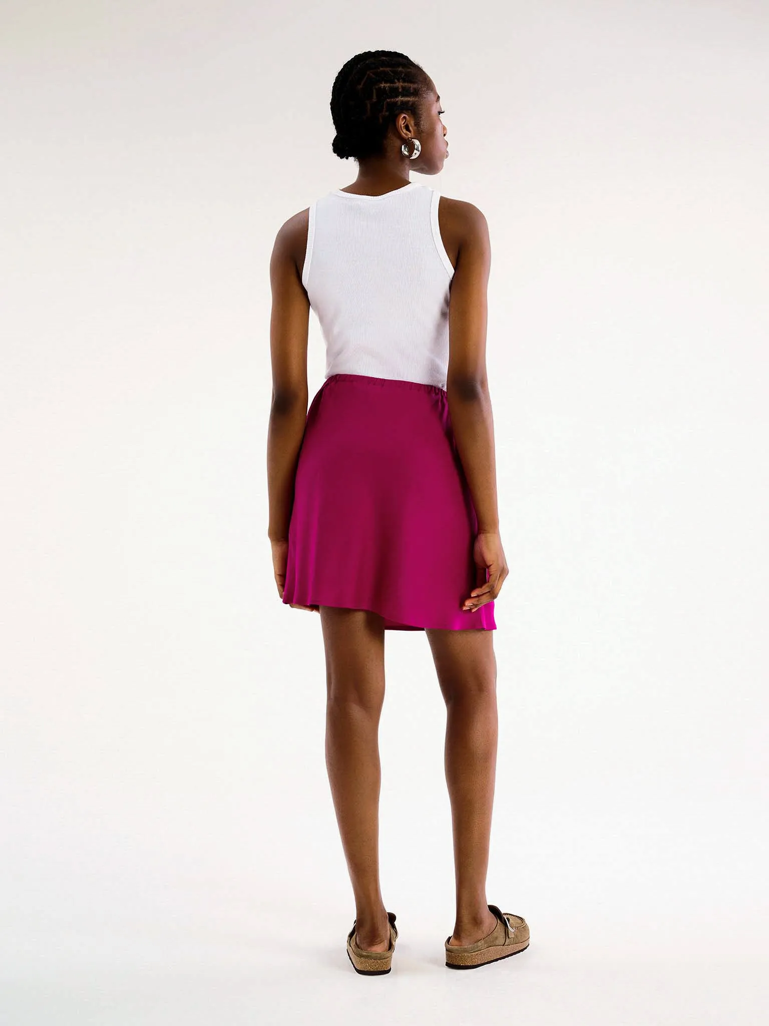 Nessa Drawcord Mini Skirt