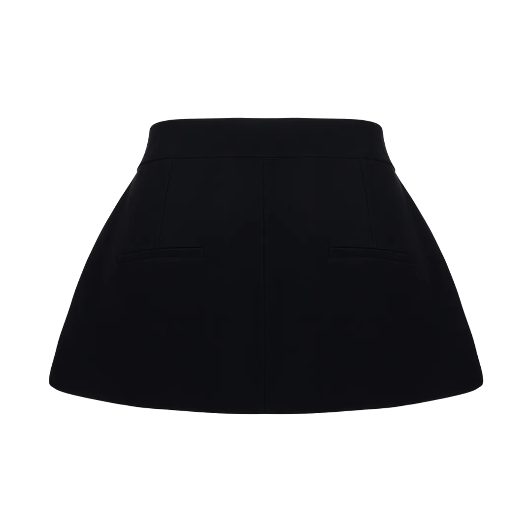 Pearl-Embellished Skirt Belt