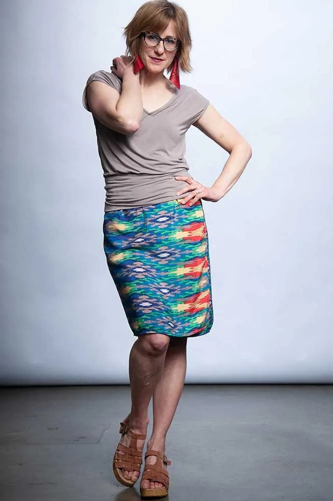 Pencil Wrap Skirt - Fully Saturated