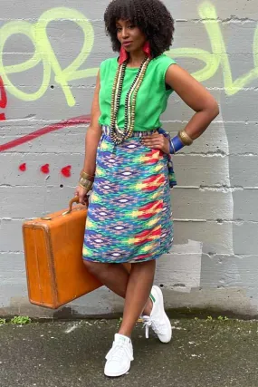 Pencil Wrap Skirt - Fully Saturated