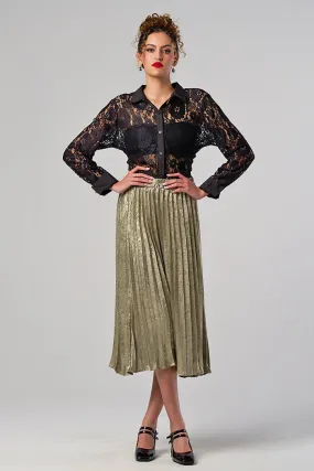 Pleated skirt