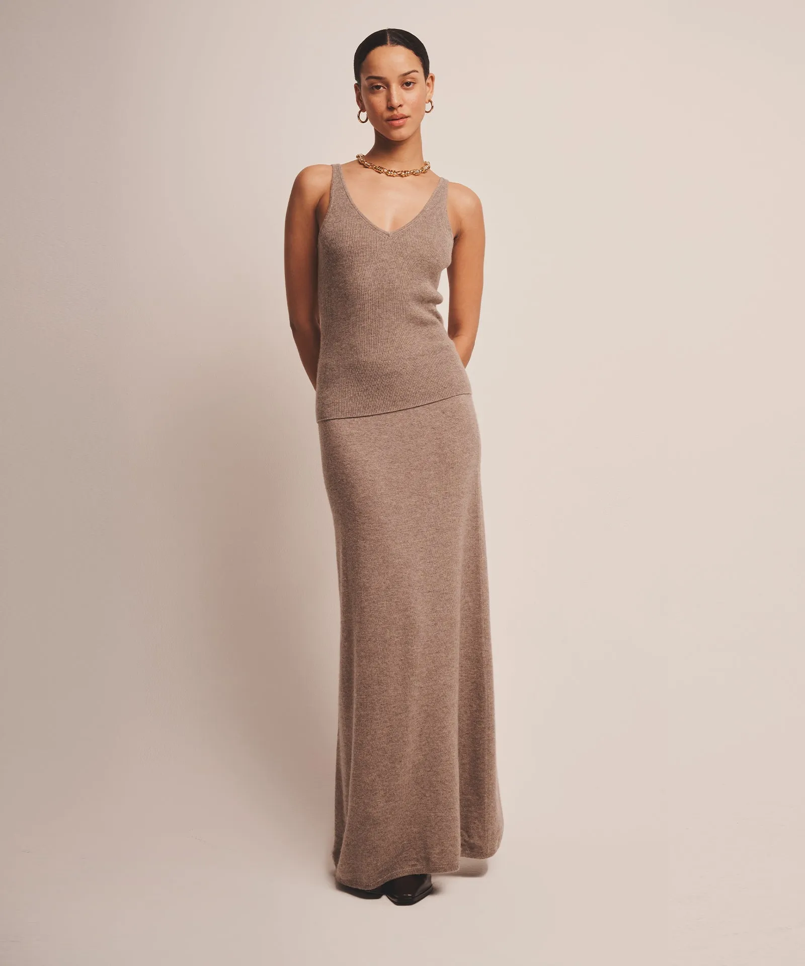 Signature Cashmere Maxi Skirt