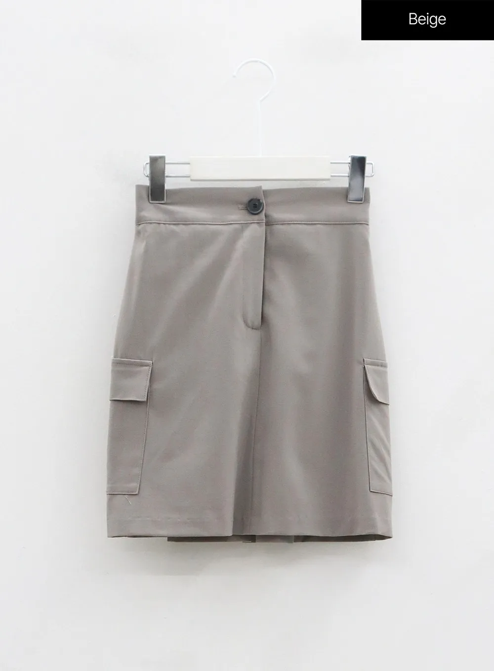 Simple Side Pocket Mini Skirt OO06