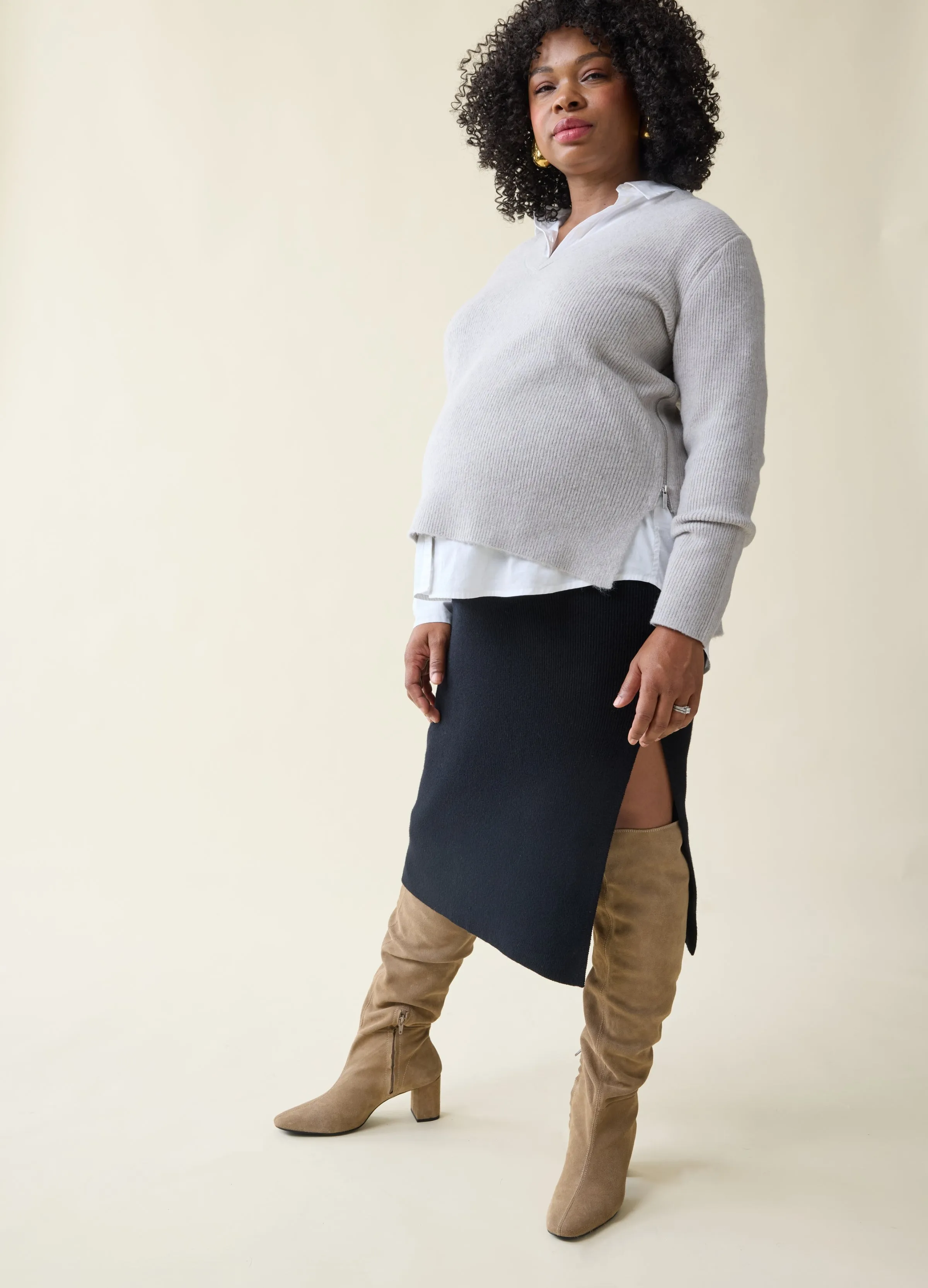 Sweater Midi Skirt