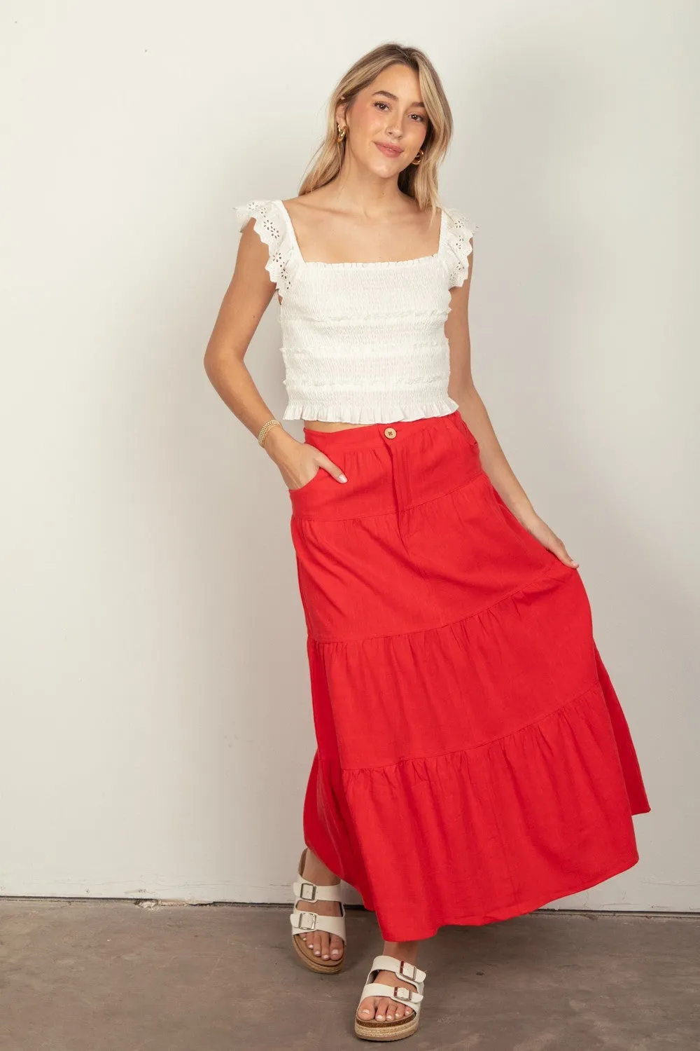 VALERIA LINEN SKIRT